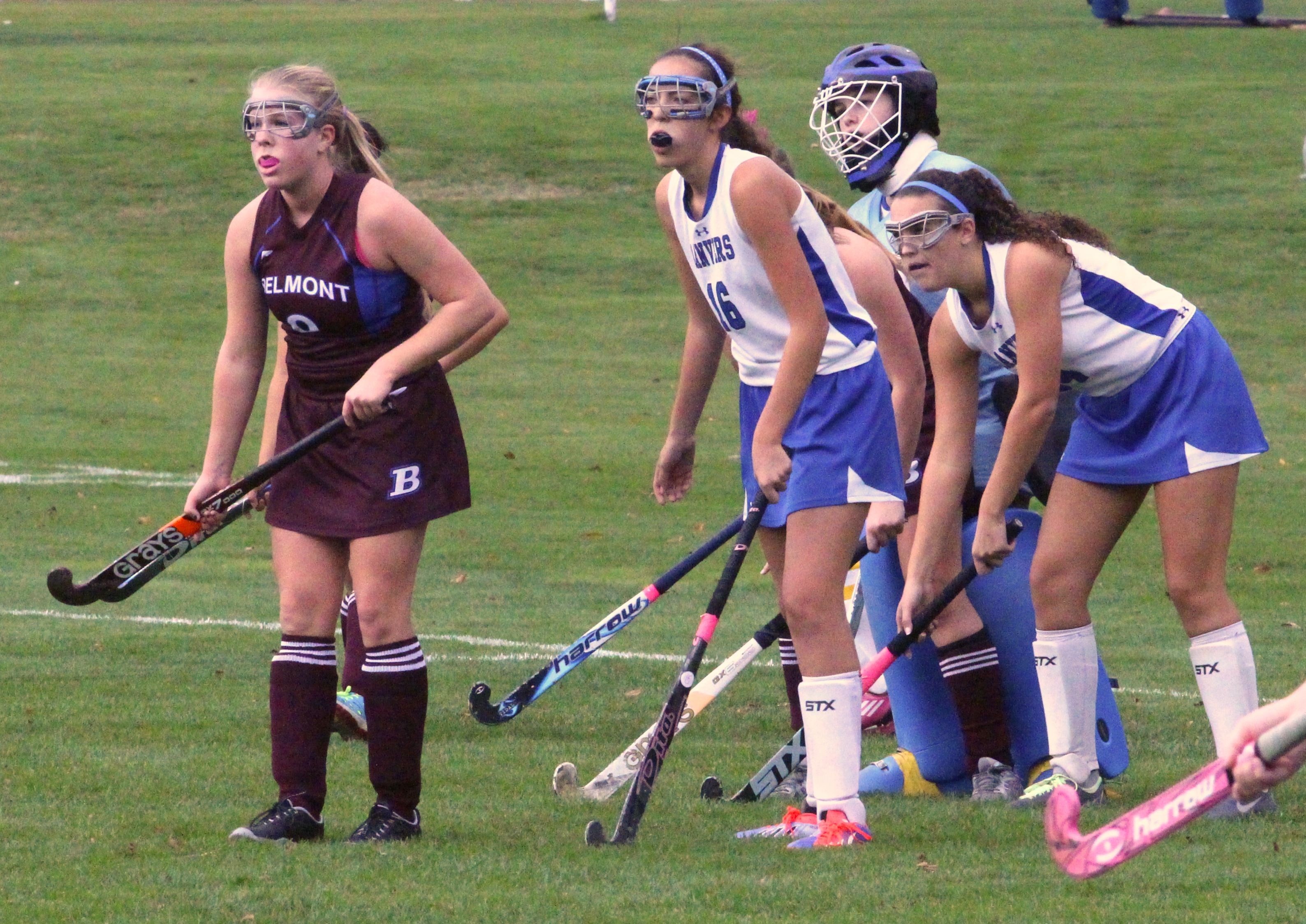 Sports: Field Hockey into Quarterfinals After Mowing Over Danvers, 2-0.