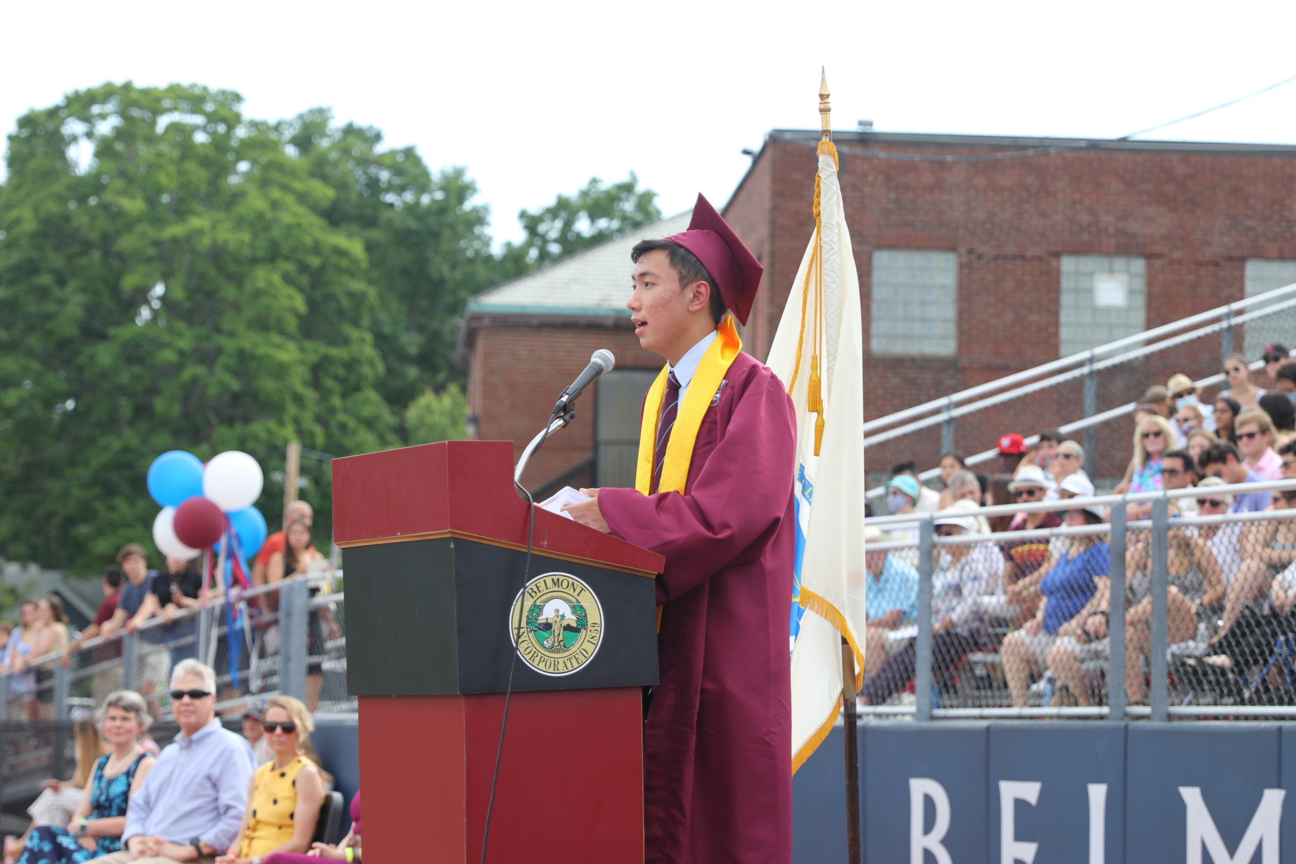 Belmont High Graduation 2021 A Sunny Conclusion To A Class That
