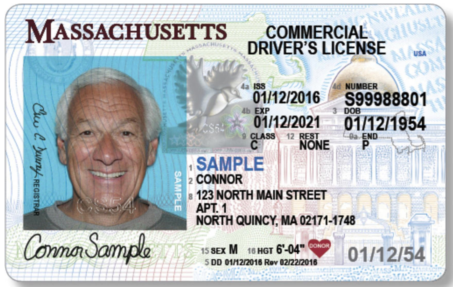 The New Massachusetts REAL ID License