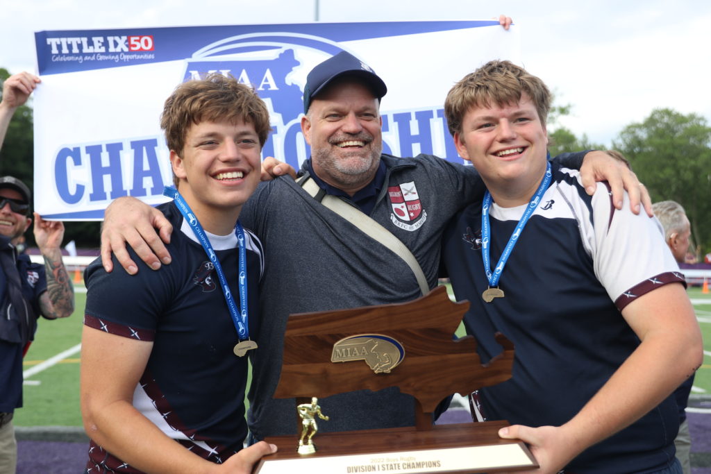 Belmont boys rugby wins state championship by besting BC High, 20-7, at  Curry College