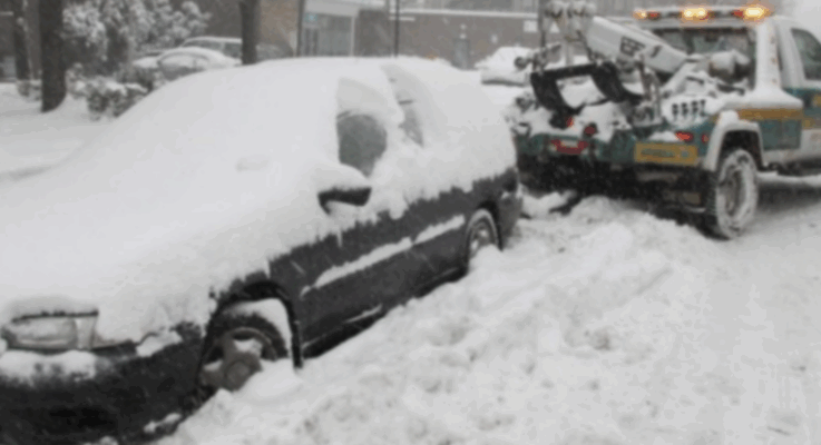 Belmont Under Emergency Parking Ban Starting Sunday, Noon; Monday Trash/Recycling Pickup Cancelled