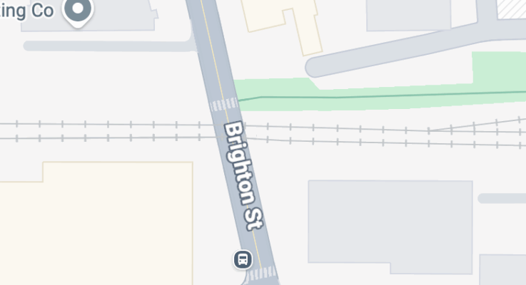 Crash Between Commuter Rail Train And Car At Brighton Street Crossing Leaves Two Hospitalized