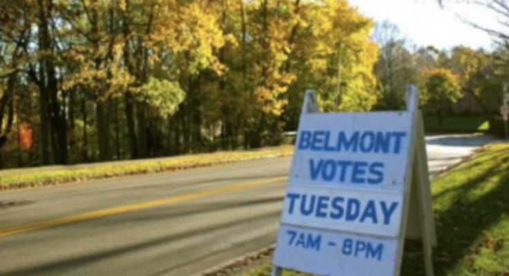 Belmont Town Election Tuesday, April 7: A Return To The Library